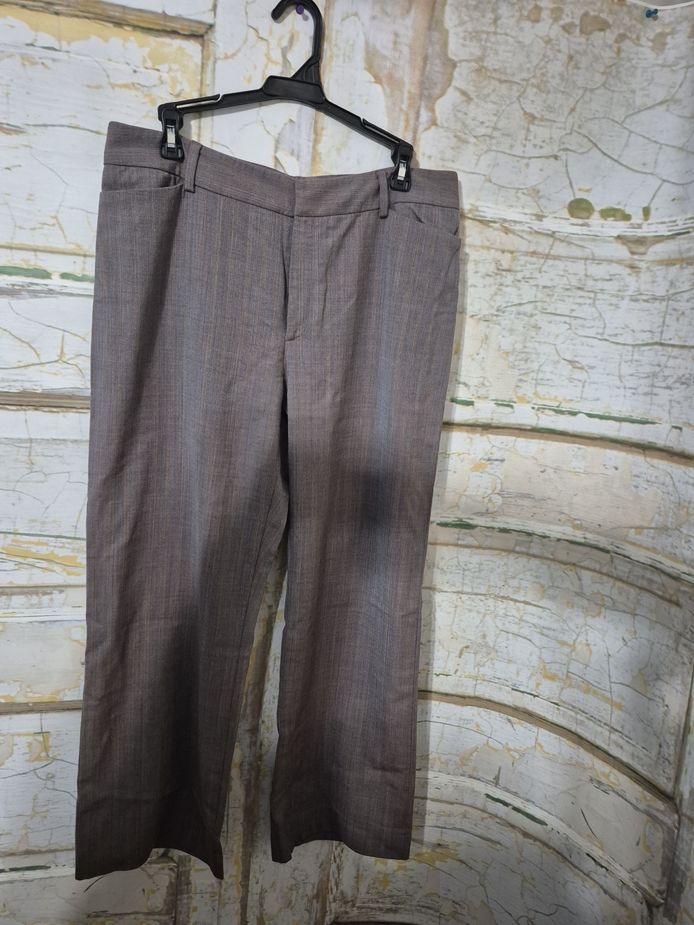 Classic Women's Dress Pants in Taupe - Straight Leg